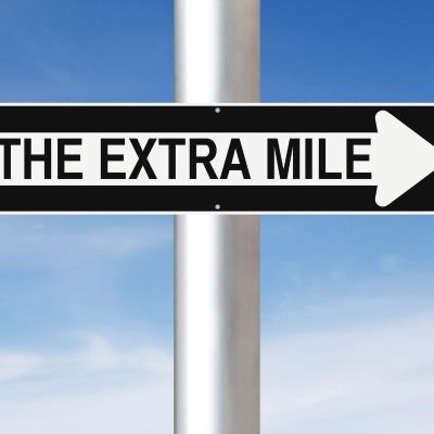 Go the extra mile